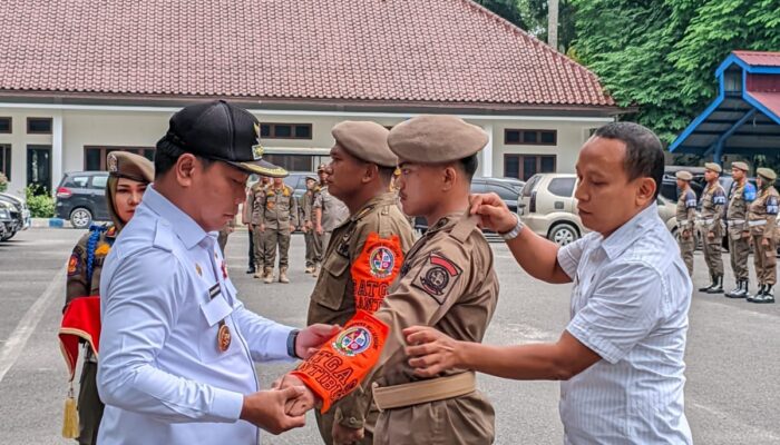 44 Personel Satpol PP Disebar di 22 Kecamatan, Wabup: Jaga Wibawa Pemkab Deliserdang