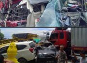 Tabrakan Beruntun Jalinsum Medan-Banda Aceh, Sopir Truk Dirujuk Ke RSUD Langsa