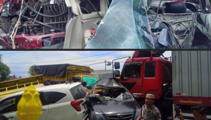 Tabrakan Beruntun Jalinsum Medan-Banda Aceh, Sopir Truk Dirujuk Ke RSUD Langsa