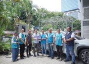 Momentum Harpelnas, GM PLN UID Sumut Sambangi SPKLU Cambridge Hotel Medan