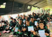 Prajurit TP-857/GG Ikuti Sosialisasi Tabungan Emas