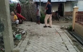 Progres Peningkatan Jalan Lingkungan Di Kel. Panyabungan III Terus Dikebut