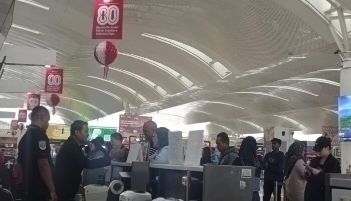 Libur Panjang Maulid Nabi, Bandara Kualanamu Layani 394 Penerbangan Domestik Dan Internasional