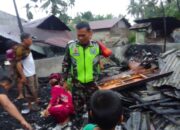 Di Agara, Rumah Berkontruksi Kayu Hangus Terbakar