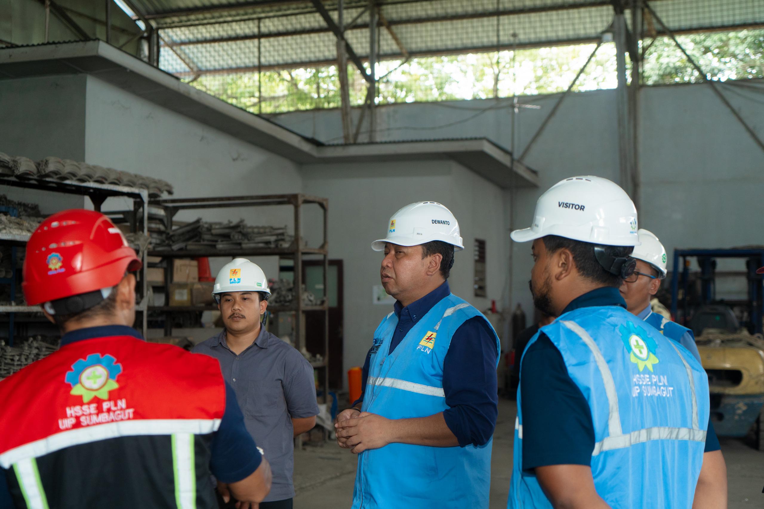 GM UIP SBU Tinjau Gudang, Pastikan Kesiapan Dan Dukungan Infrastruktur Ketenagalistrikan
