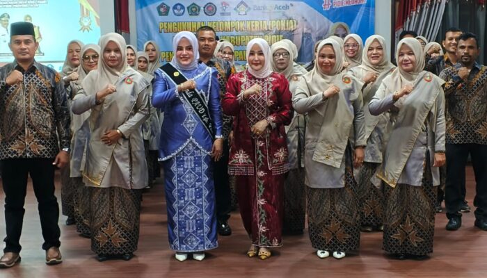 Pokja PAUD Kabupaten Dan Bunda PAUD Kecamatan Se Pidie Dikukuhkan