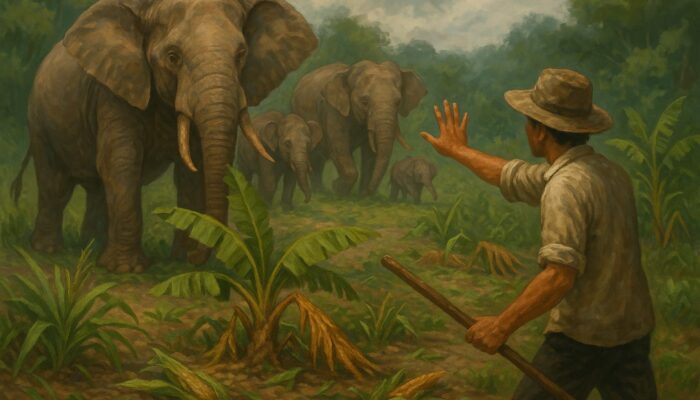 Warga Resah, Gerombolan Gajah Kerap Merusak Tanaman Petani Di Aras Napal