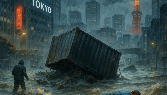 Banjir Bandang Landa Tokyo, 1 Tewas