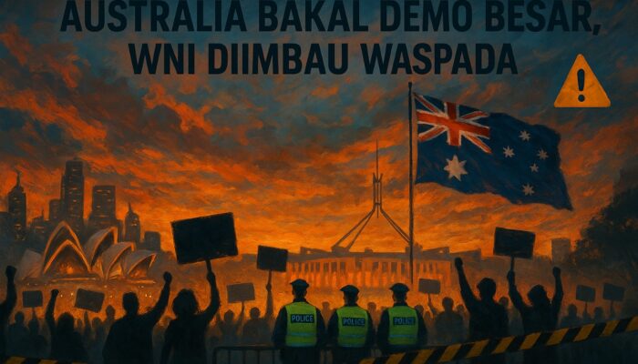 Australia Bakal Demo Besar, WNI Diimbau Waspada