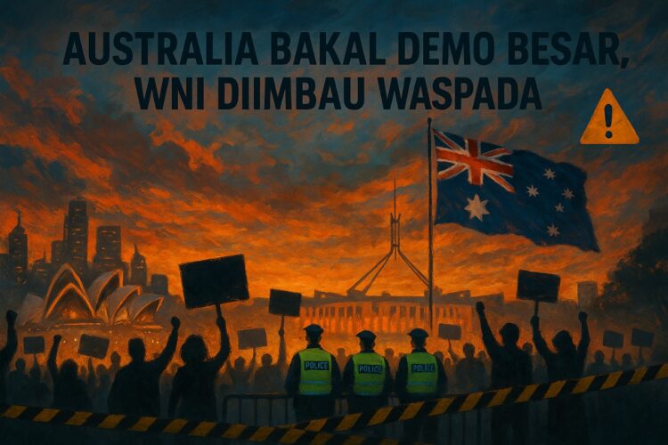Australia Bakal Demo Besar, WNI Diimbau Waspada