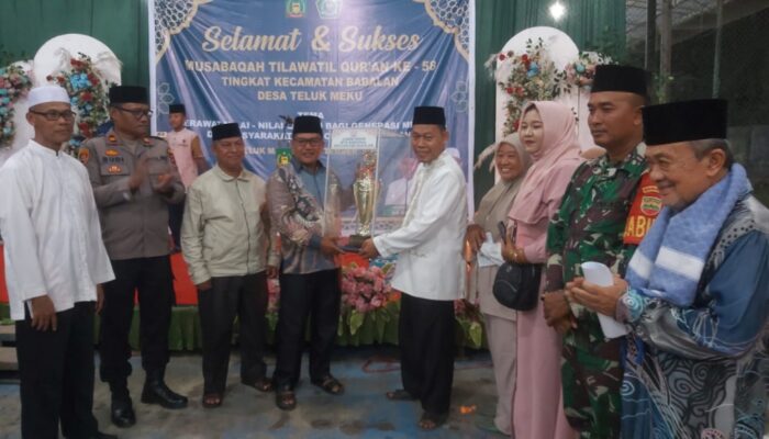 Desa Pelawi Selatan Juara Umum MTQ Ke-58 Kecamatan Babalan 