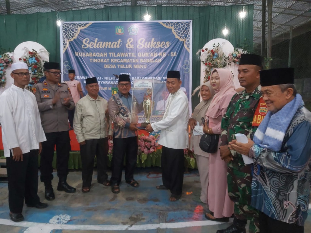 Desa Pelawi Selatan Juara Umum MTQ Ke-58 Kecamatan Babalan 