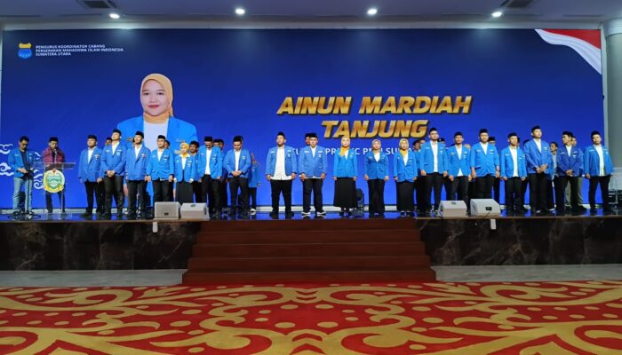 PKC PMII Sumut 2025-2027 Dilantik, Dorong Pengembangan Kader PMII Terstruktur Di Setiap Zona