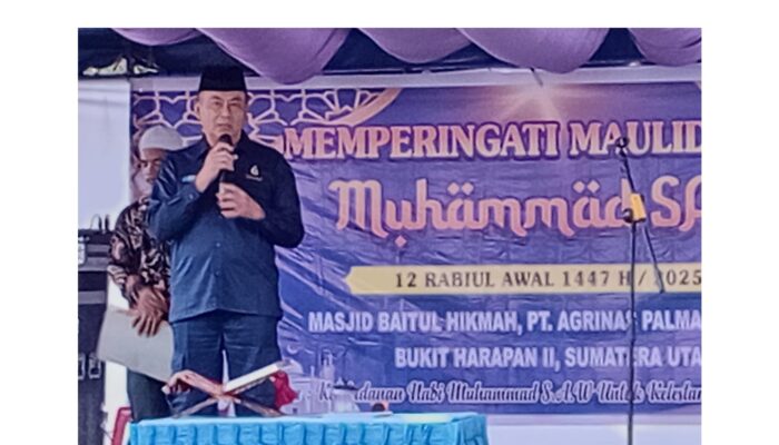 PT. Agrinas Palma Nusantara Gelar Maulid Nabi Muhammad SAW, Energi Spiritual dan Kasih Sayang