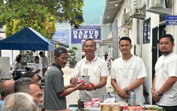 Peduli Kesehatan Lansia, Lapas Labuhan Ruku Bagikan Susu Dan Perlengkapan Mandi