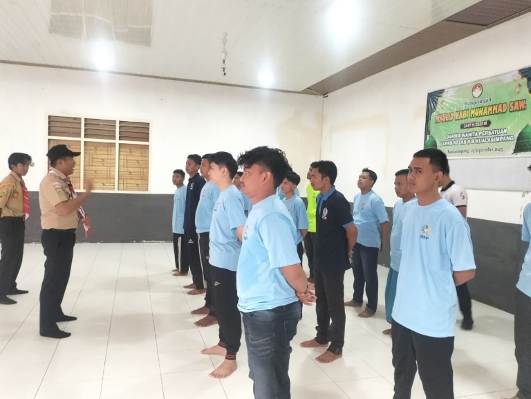 Kwarcab Aceh Tamiang Berikan Materi Kepramukaan Warga Binaan Lapas Kualasimpang