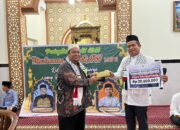 Jamaah Masjid Annur Serahkan Donasi Rp20,6 Juta untuk Palestina di Momen Maulid Nabi Muhammad SAW 1447 H