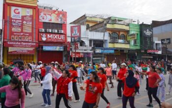 Senam Massal Warnai Haornas Ke-42 Di Kabupaten Toba