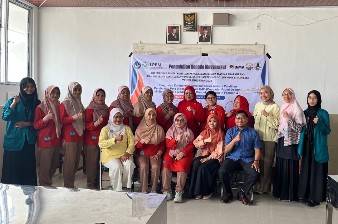 Tim PKM Dosen Unimed Tingkatkan Kompetensi Guru Dan Siswa SMKN 8 Medan Lewat Pelatihan CAD