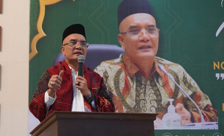 Ketua Komisi VIII DPR RI, Marwan Dasopang Ngopi Di MAN IC Tapsel