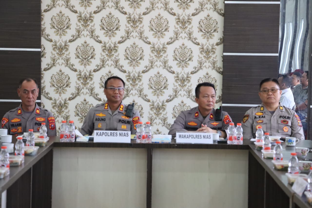 Polres Nias Gelar Perkuat Sinergitas Dengan Insan Pers