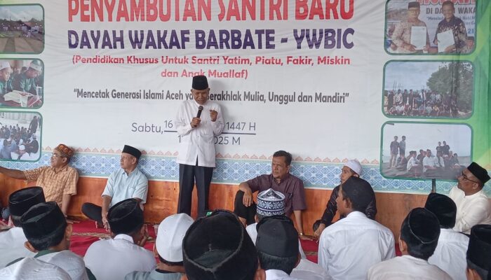 Prof. Yusni Sabi Beri Motivasi Santri Dayah Wakaf Barbate