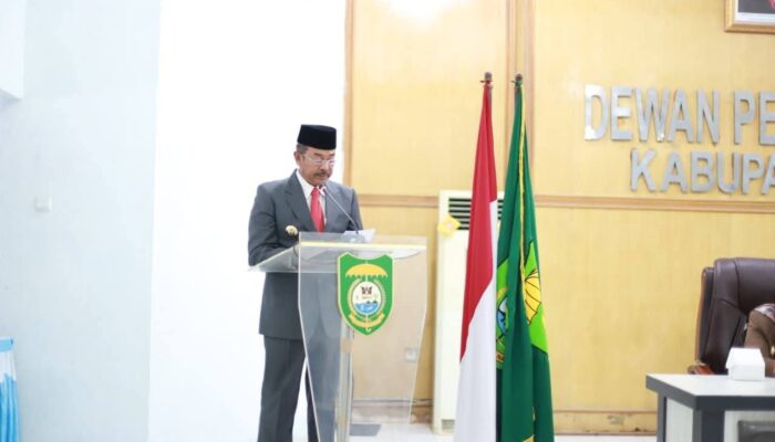 Bupati Madina Sampaikan Nota Pengantar Empat Ranperda Di DPRD