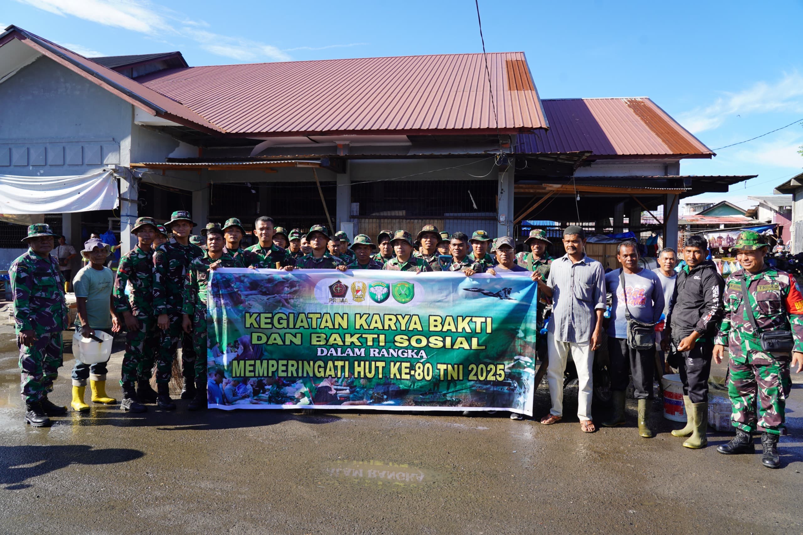 Korem 011/Lilawangsa Gelar Bakti Teritorial Prima Sambut HUT ke-80 TNI