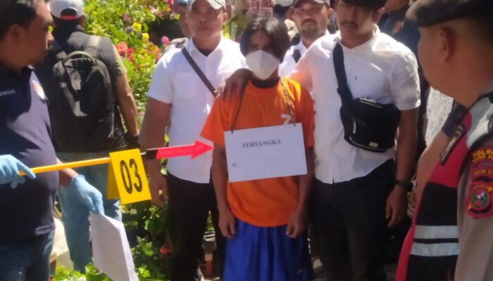 Polisi Gelar Rekon Pembunuhan Di Pasar Buah Berastagi