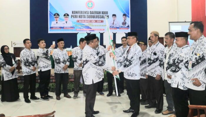 Antoni Berampu Kembali Pimpin PGRI Kota Subulussalam Periode 2025-2030