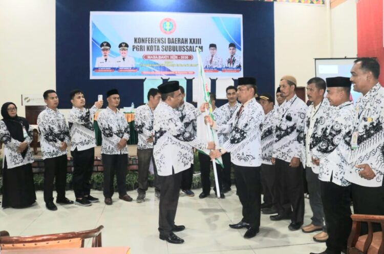 Antoni Berampu Kembali Pimpin PGRI Kota Subulussalam Periode 2025-2030