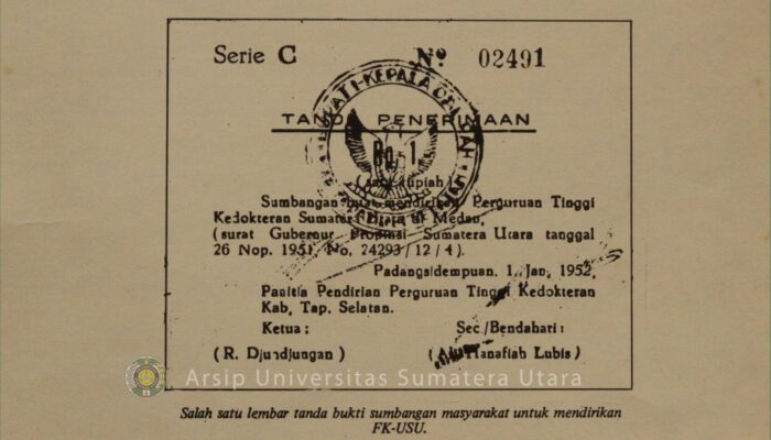 Bukti Nomor 02491 Tahun 1952: Jasmerah, USU Kampus Rakyat