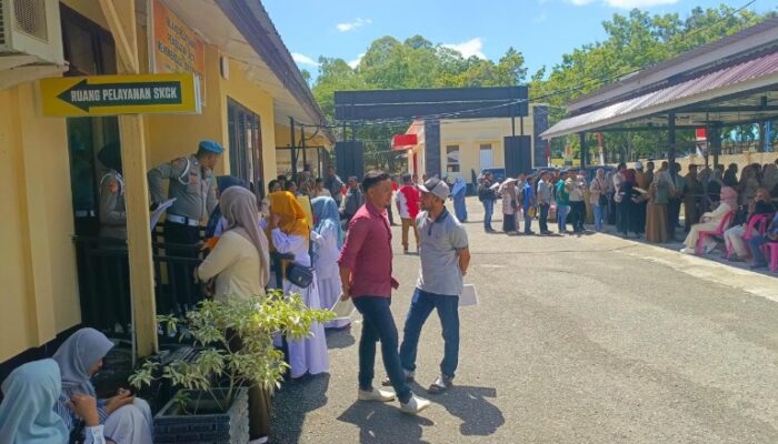 Pemohon SKCK Membludak, Polres Aceh Besar Beri Layanan Ekstra