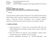 LBH Kantara Minta BKD Segera Copot Oknum Anggota DPRK Aceh Tamiang