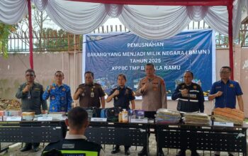 Ribuan Barang Ilegal Dimusnahkan Bea Dan Cukai Kualanamu, Tegaskan Komitmen Penegakan Hukum