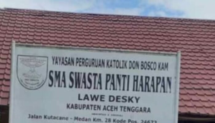 Dana BOS SMAS Panti Harapan Lawe Desky Agara Diduga Menyimpang