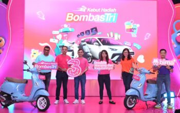 Indosat Ooredoo Hutchison (Indosat atau IOH) melalui brand Tri kembali menghadirkan program Kebut Hadiah BombasTri, sebagai bentuk apresiasi kepada pelanggan setia. Ribuan hadiah menarik telah disiapkan, mulai dari voucher belanja, konsol game, hingga mobil listrik.