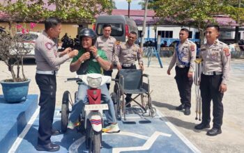 Wagito Difabel Dapat SIM D Dari Satlantas Polres Sergai