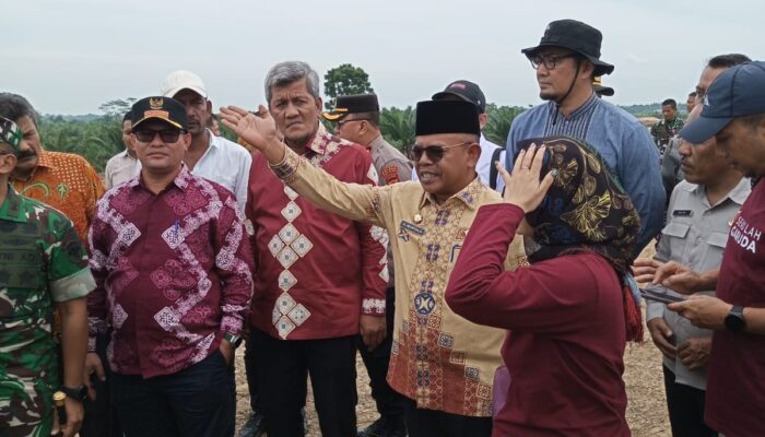 Wamen Dikti Tinjau Lahan SMA Garuda Aceh Utara Untuk Anak Berprestasi