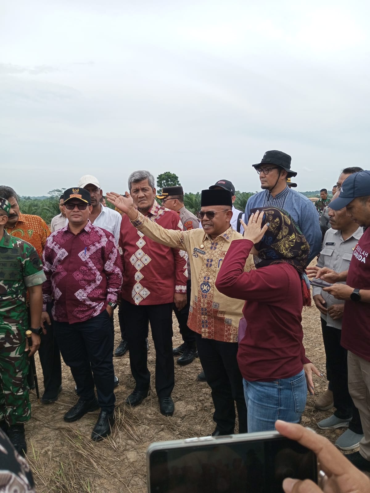 Wamen Dikti Tinjau Lahan SMA Garuda Aceh Utara Untuk Anak Berprestasi