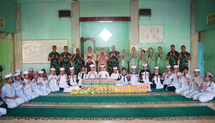 HUT Ke-80, Batalyon Arhanud 11/WBY Baksos Di Ponpes Tahfidz Kadama Darul Ikhlas Binjai