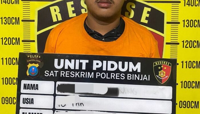 Dua Begal Motor Bersenjata Parang Dibekuk Polres Binjai