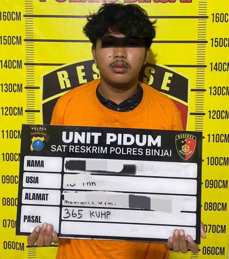 Dua Begal Motor Bersenjata Parang Dibekuk Polres Binjai