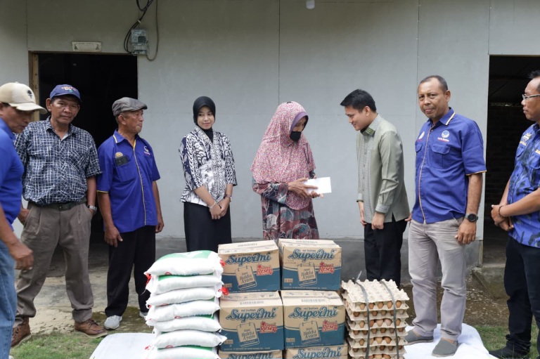 Empati Ricky Anthony Jadi Pelipur Lara Keluarga Korban Kebakaran