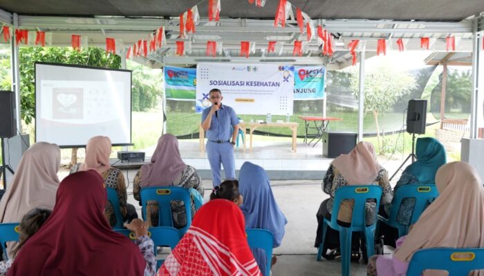 INALUM Dan Puskesmas Sosialisasi PHBS Kepada Warga