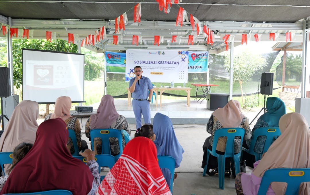 INALUM Dan Puskesmas Sosialisasi PHBS Kepada Warga