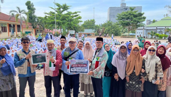 Dari Batubara untuk Dunia, MTsN Batubara Galang Solidaritas Untuk Palestina