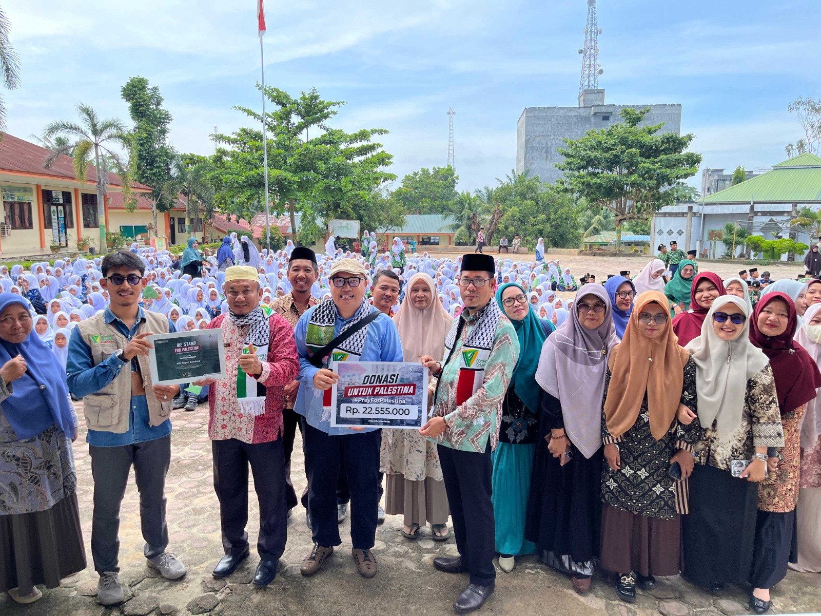 Dari Batubara untuk Dunia, MTsN Batubara Galang Solidaritas Untuk Palestina