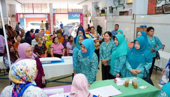 Tekan Angka Zero Dose, TP. PKK Kota Binjai Kunjungi Posyandu