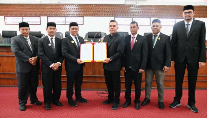 DPRK Aceh Besar Sahkan Qanun RPJMD 2025-2029